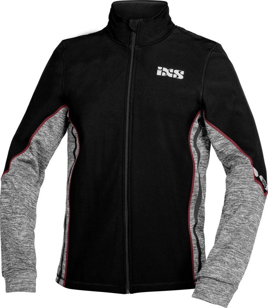 Functional jacket Ice 1.0 black-grey-red