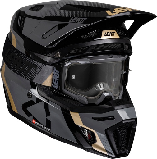 Helmet Kit Moto 8.5 V25 black-grey-brown